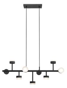 Klausen 149004 - Lustr LED COMFORT 9x5W/230V negru, montaj pe tijă