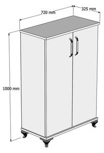 Pantofar ASTA 100x72 cm maro