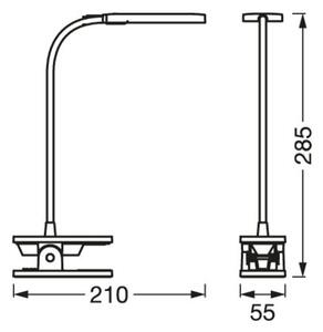 Osram - Lampă de birou LED tactilă reglabilă PANAN LED/5,2W/5V 1200 mAh