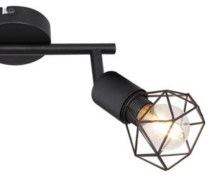 Spot LED XARA 2xE14/6W/230V negru Globo