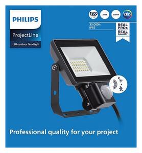 Proiector LED de exterior cu senzor PROJECTLINE LED/20W/230V IP65 3000K Philips