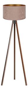 Lampadar VELVET 1xE27/60W/230V maro/bej Brilagi
