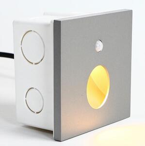 Emithor 70434 - LED lampă scară cu senzor OLIVE LED/1W/230V gri
