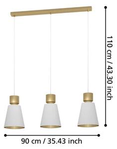 Lustră pe cablu AGLIENTINA 3xE27/40W/230V Eglo 900377
