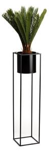 Suport de flori RING 100x23 cm negru
