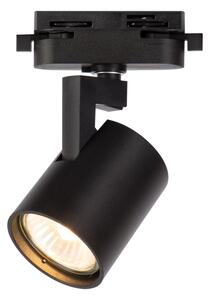 Reflector sina monofazata, design minimalist, 1xLED GU10, maxim 35W, negru mat