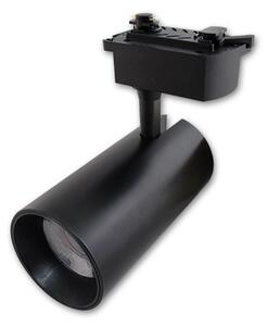 Lampa pentru sina monofazata, LED COB 10W, lumina neutra, 800 lm, IP20, negru mat
