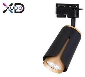 Reflector pe sina monofazata, rotire la 360 grade, GU10, 35W, 53 x 70 x 115 mm, aluminiu, otel, PC