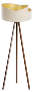 Lampă de podea GALAXY 1xE27/60W/230V crem/wenge