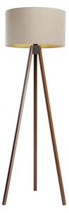 Lampă de podea STANDART 1xE27/60W/230V bej/wenge