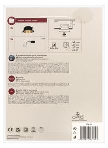Paulmann 93404 - Set 3x LED 6,5W IP44, luminar baie COLE, dimabil, 230V