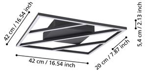 Plafonieră LED dimabilă ULISANO LED/21W/230V Eglo 900596 + telecomandă