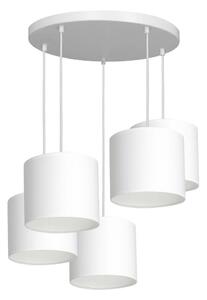 Lustră pe cablu ARDEN 5xE27/60W/230V albă