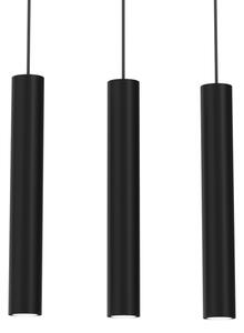 Lustră pe cablu HUDSON 3xGU10/8W/230V neagră