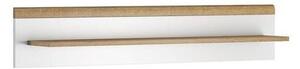 Raft de perete PRIME 12x104 cm stejar riviera/alb