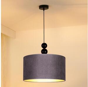 Lustră pe cablu Duolla LYON 1xE27/15W/230V d. 40 cm gri