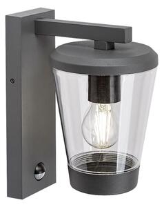 Lampă de perete de exterior cu senzor SAVANO 1xE27/40W/230V IP44 Rabalux 7267