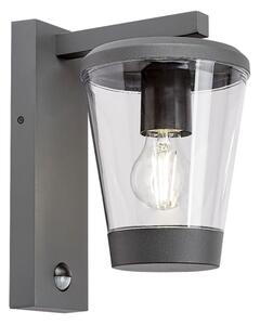 Lampă de perete de exterior cu senzor SAVANO 1xE27/40W/230V IP44 Rabalux 7267
