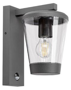 Lampă de perete de exterior cu senzor SAVANO 1xE27/40W/230V IP44 Rabalux 7267