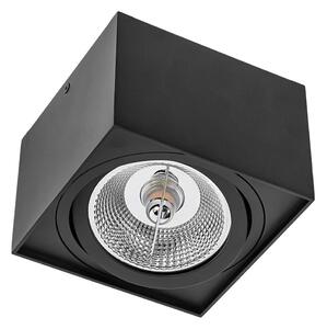 Spot CHLOE AR111 1xGU10/50W/230V negru pătrat