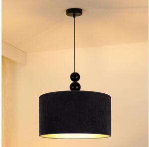 Lustră pe cablu Duolla LYON 1xE27/15W/230V d. 40 cm negru