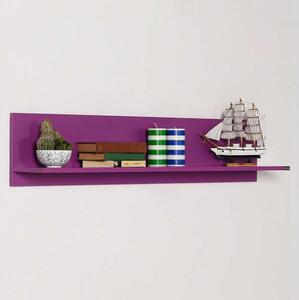 Raft de perete 25x120 cm mov