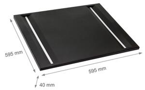 Panou LED ALGINE LED/44W/230V 60x60 cm 4000K UGR <16 negru