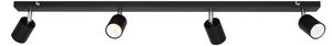 Spot LED TUNE 4xGU10/4,8W/230V negru