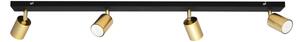 LED Spot TUNE 4xGU10/4,8W/230V auriu/negru