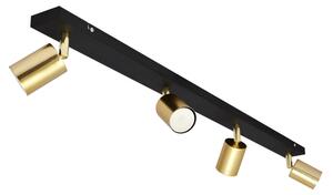 LED Spot TUNE 4xGU10/4,8W/230V auriu/negru