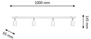 Spot LED TUNE 4xGU10/4,8W/230V alb