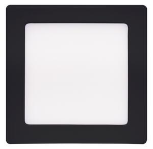 Plafonieră LED/12W/230V 3000/4000/6000K negru pătrat Solight WD171-B