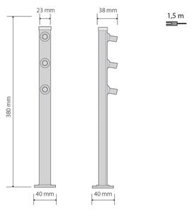LED Lampadar PICCO 3xLED/5,4W/500mA