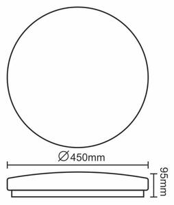 Plafonieră LED OPAL LED/50W/176-264V