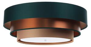 Lustr TRINITI 2xE27/60W/230V verde/cupru/maro