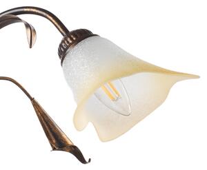 Lustră pe lanț LUCREZIA 3xE14/6W/230V bronz ONLI