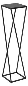 Suport de flori 100x24 cm negru
