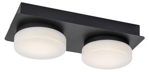 Plafonieră LED pentru baie ATTICHUS 2xLED/5,5W/230V IP44 Rabalux 75002