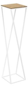 Suport de flori 100x24 cm alb