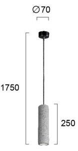 Lustră pe cablu PHENIX 1xGU10/25W/230V