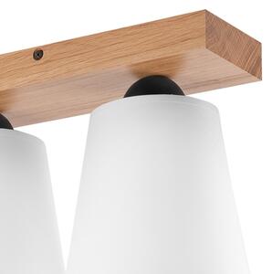 Lustră aplicată LULA 2xE27/60W/230V stejar