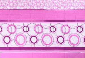 Lenjerie de pat din bumbac KATIE roz Dimensiune lenjerie de pat: 70 x 90 cm | 140 x 200 cm