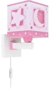 Aplică pentru copii MOONLIGHT 1xE27/15W/230V roz Dalber 63239S