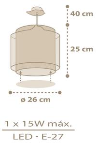 Lustră pentru copii BABY CHICK 1xE27/15W/230V Dalber 76872