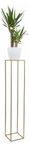 Suport de flori 130x24 cm auriu
