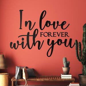 DUBLEZ | Citat despre dragoste pentru perete - In love forever