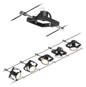 Paulmann 94434 - Set 5x GU5,3/10W spot MAC 230V negru