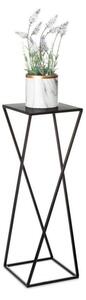 Suport de flori 70x24 cm negru