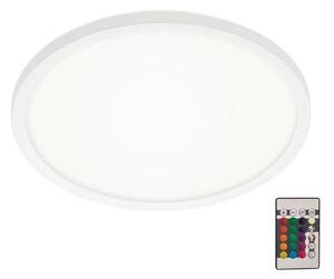Plafonieră RGBW dimabilă SLIM LED/15W/230V Briloner 7092-416 + telecomandă