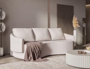Canapea pliabil pentru camera de zi Karien - bej Element 17/spumă de înaltă elasticitate HR